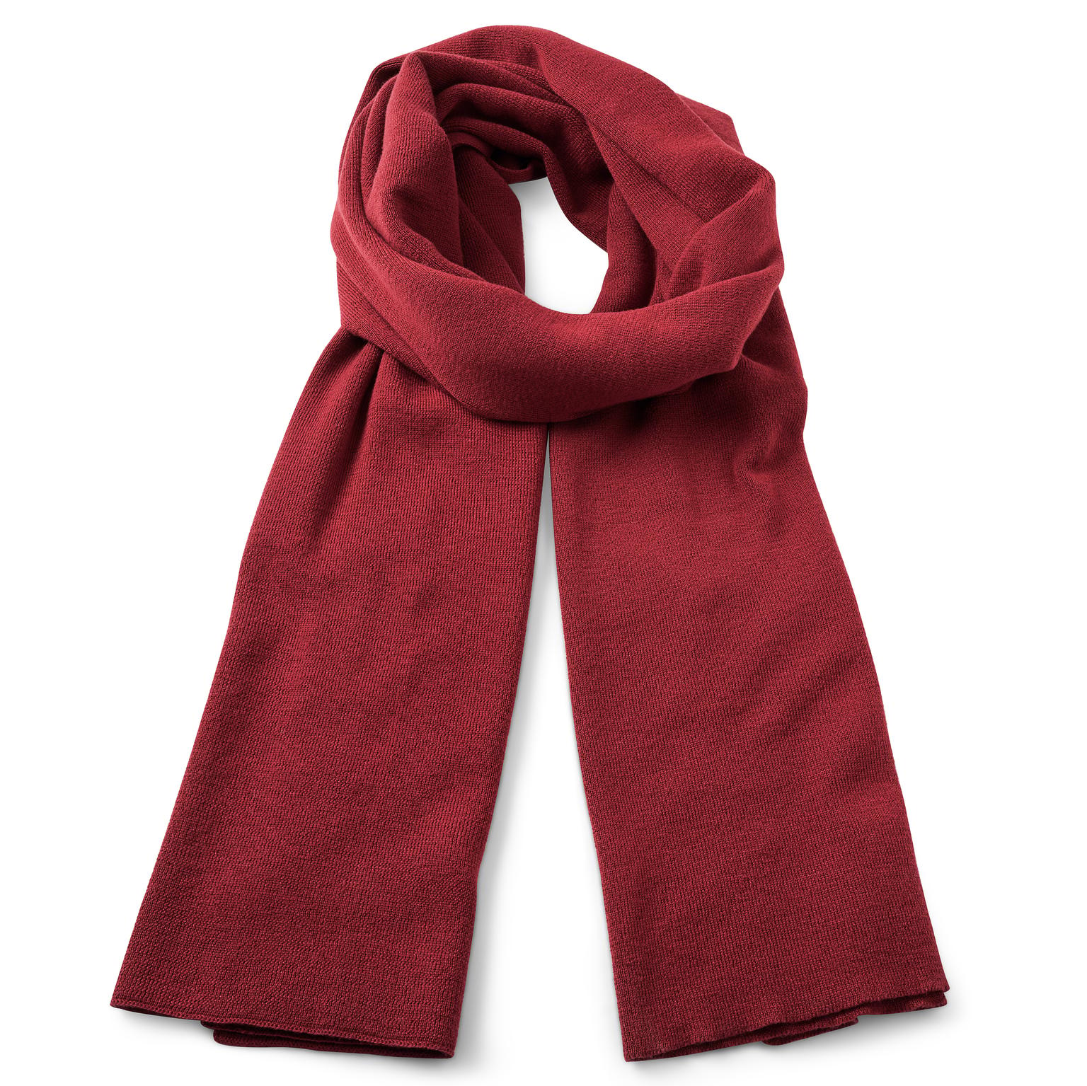 Hiems | Écharpe rouge bourgogne en coton recyclé Hiems | Écharpe rouge bourgogne en coton recyclé
