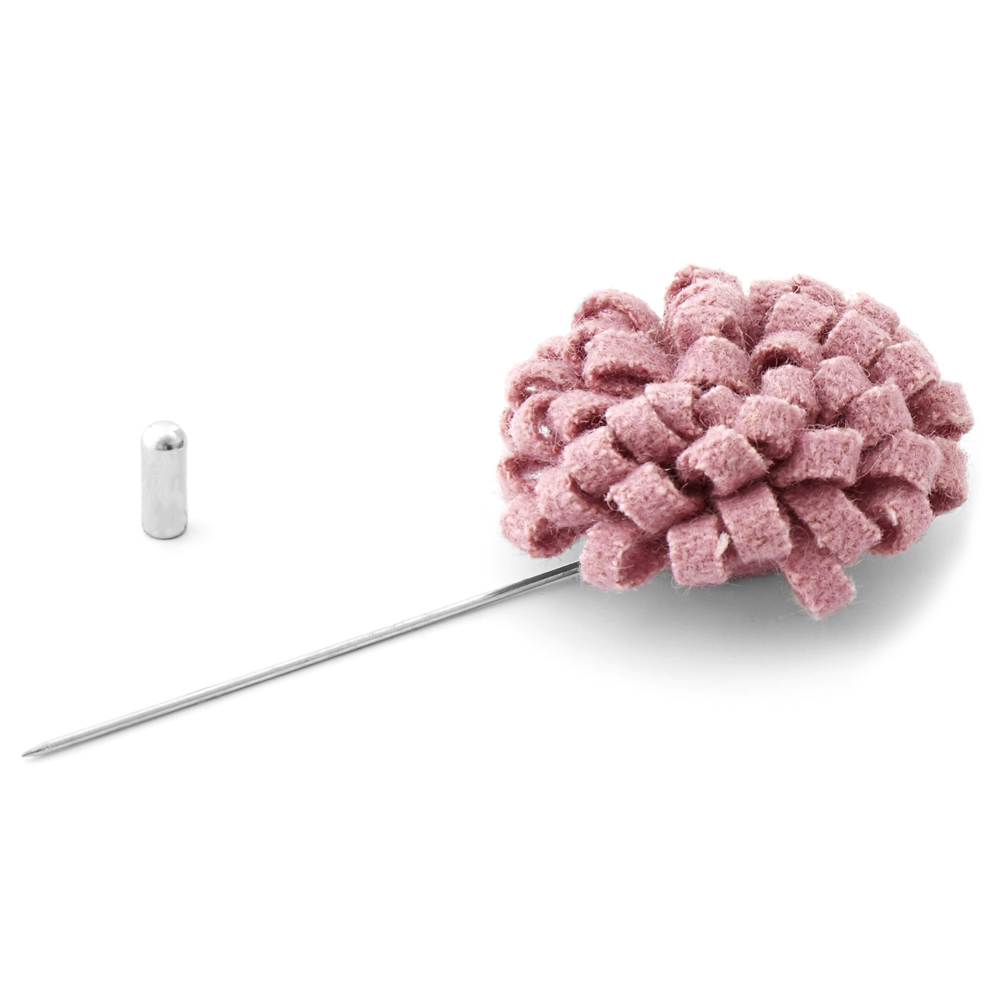 Kreatywna szpilka do marynarki - różowy kwiat - 2