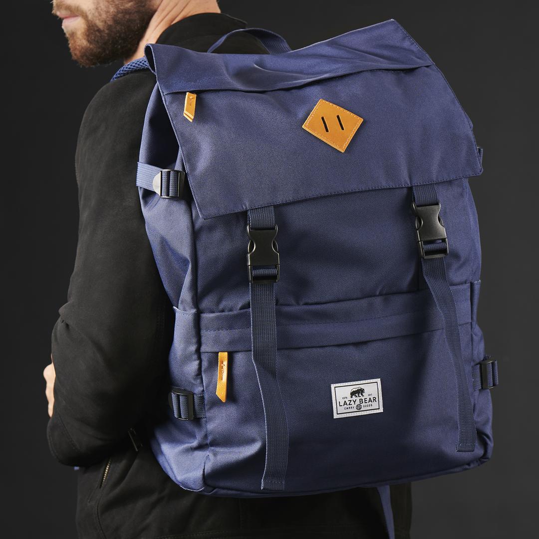 Lance Backpack Lance Navy Backpack | Lazy Bear | 30 day return policy