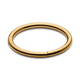 Piercing anneau en titane doré 9 mm 