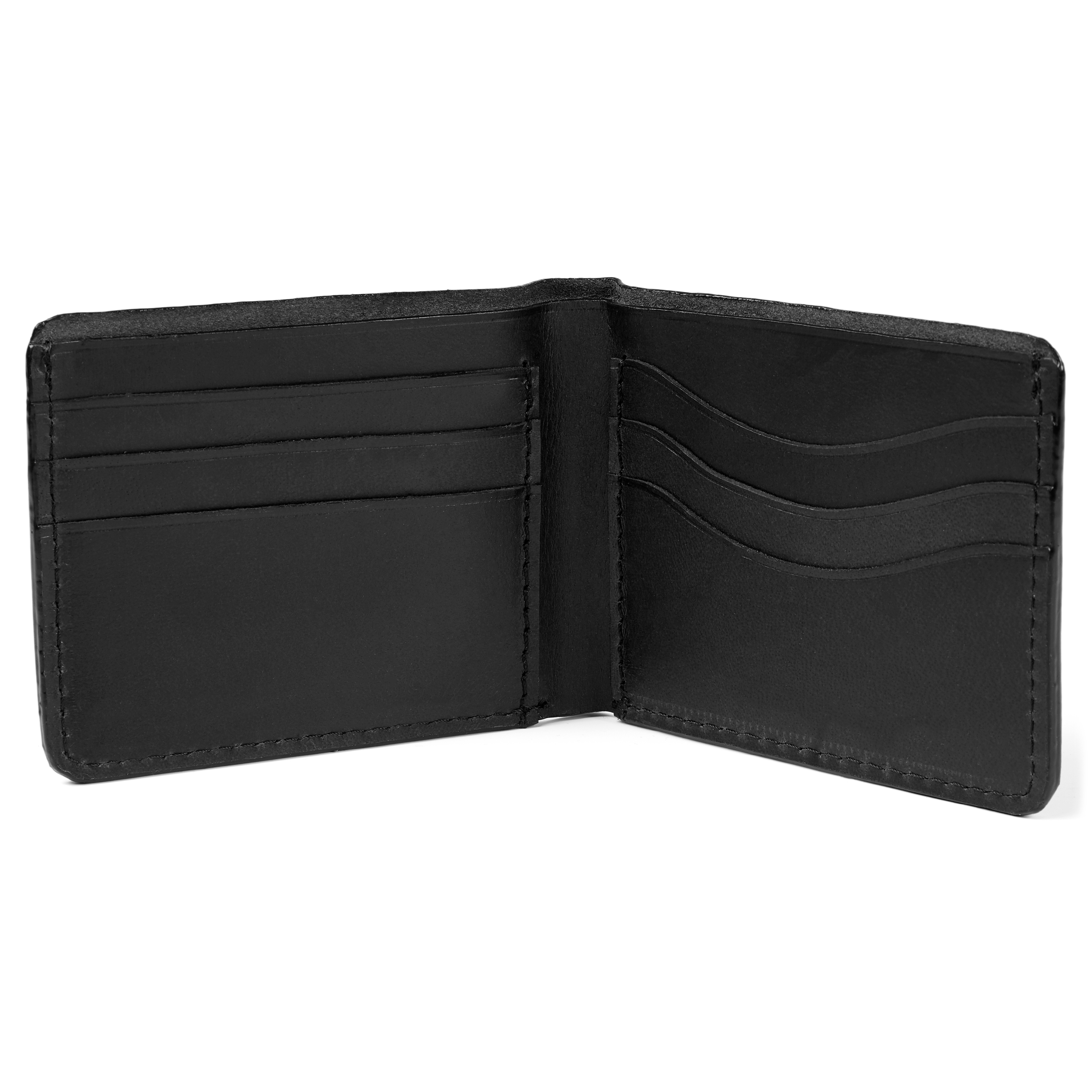 Black Genuine Leather Cardholder - 2
