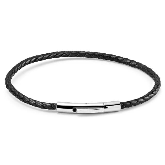 Thin Black Leather Bracelet | In stock! | Fort Tempus