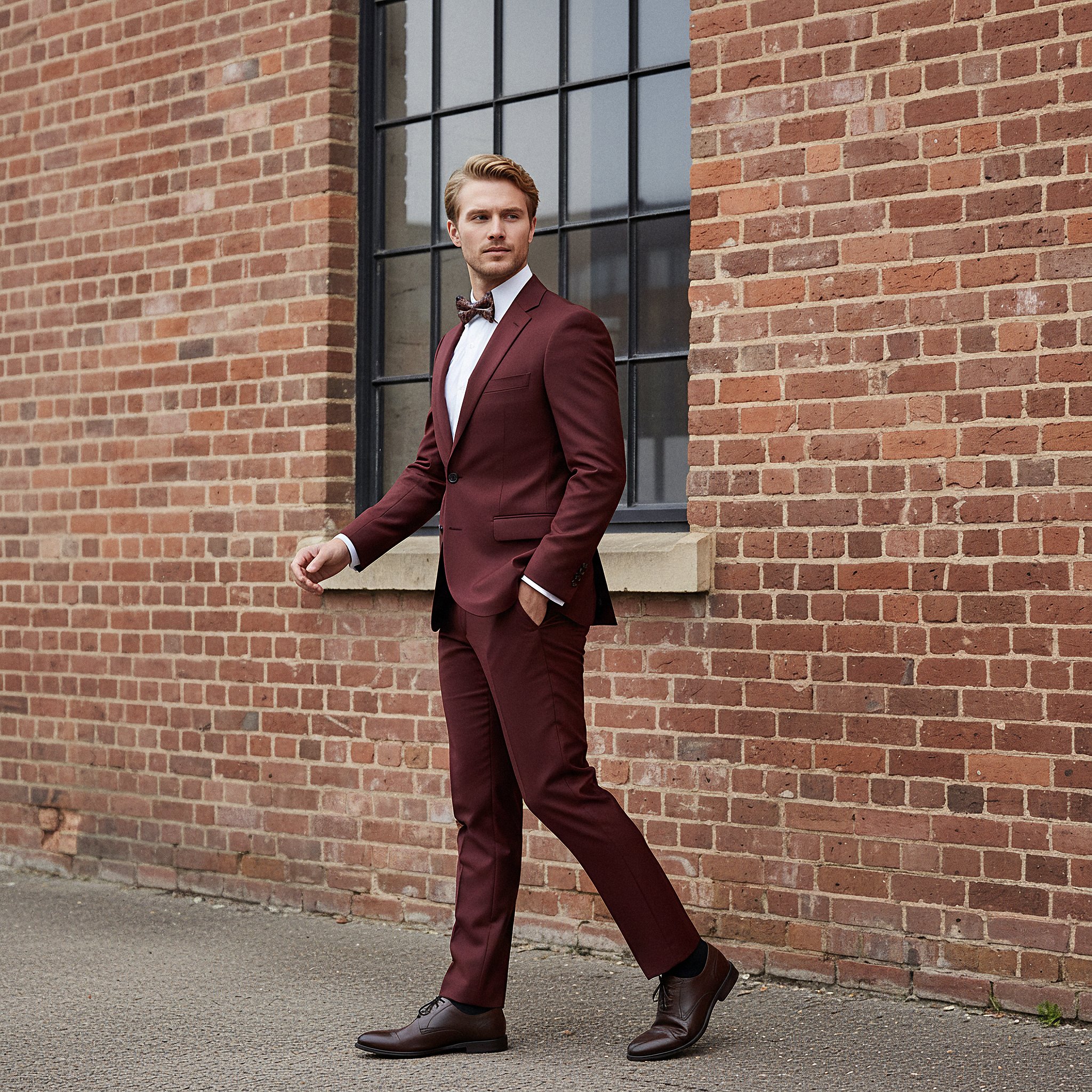 Noeud papillon Boho en soie Bilal - 4