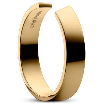 1/5" (5 mm) Polished 14K Gold-Plated Adjustable Sterling Silver Ring 1/5" (5 mm) Polished 14K Gold-Plated Adjustable Sterling Silver Ring
