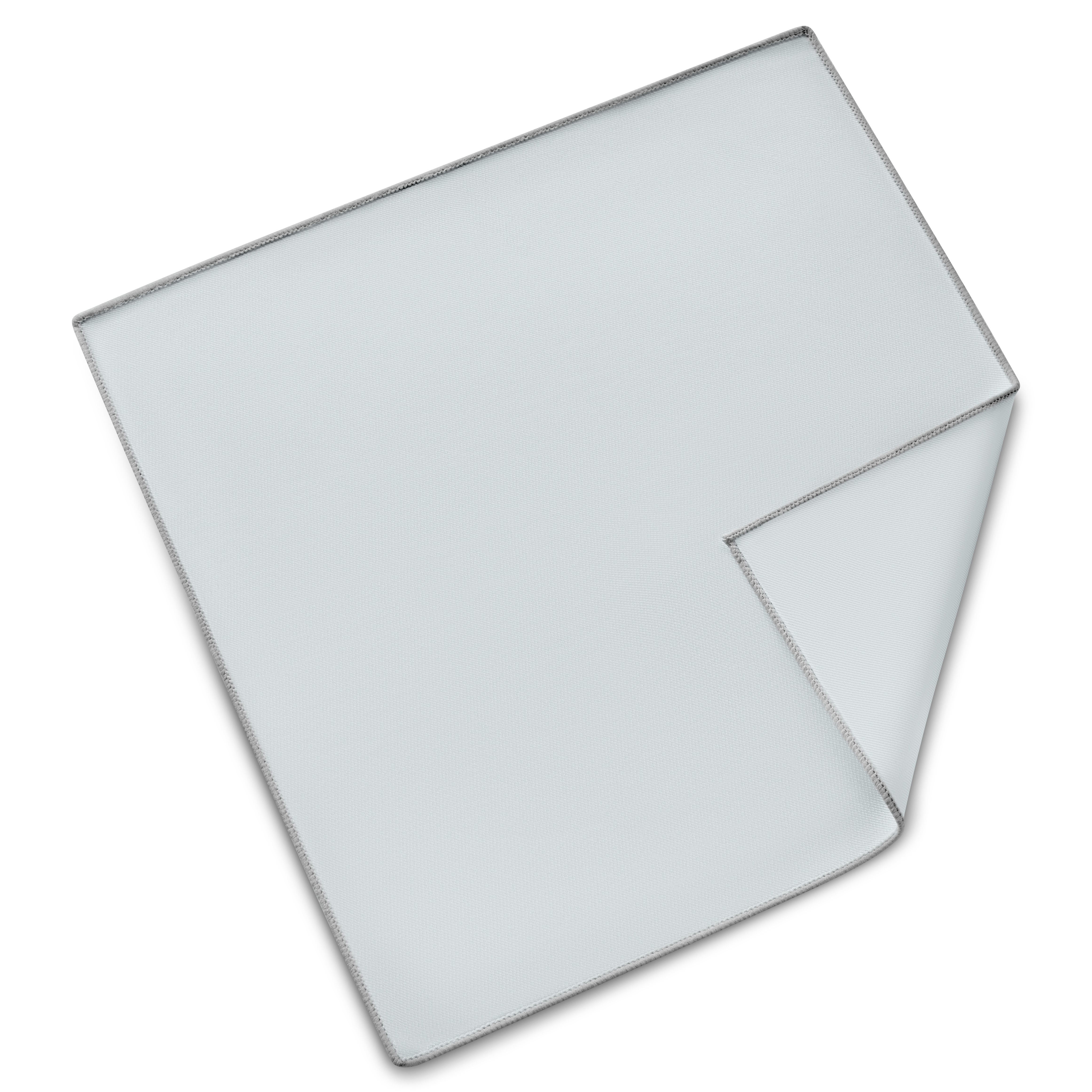 Pañuelo de bolsillo de satén plateado - 3