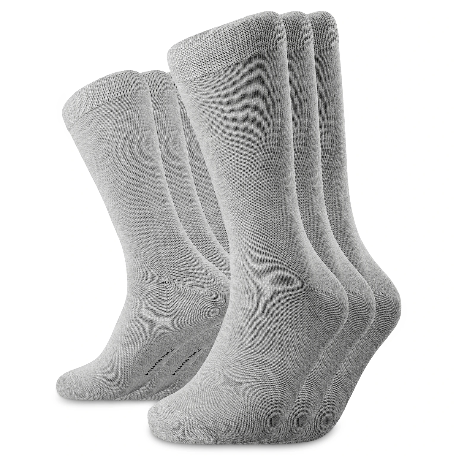 TrueFeel | Meias Curtas Comfort Cinza-claro em Bambu - Lote de 3 TrueFeel | Meias Curtas Comfort Cinza-claro em Bambu - Lote de 3