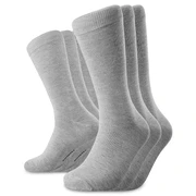 TrueFeel | 3-Pack Light Grey Bamboo Crew Socks TrueFeel | 3-Pack Light Grey Bamboo Crew Socks