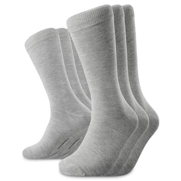 TrueFeel | 3-Pack Light Grey Bamboo Crew Socks TrueFeel | 3-Pack Light Grey Bamboo Crew Socks