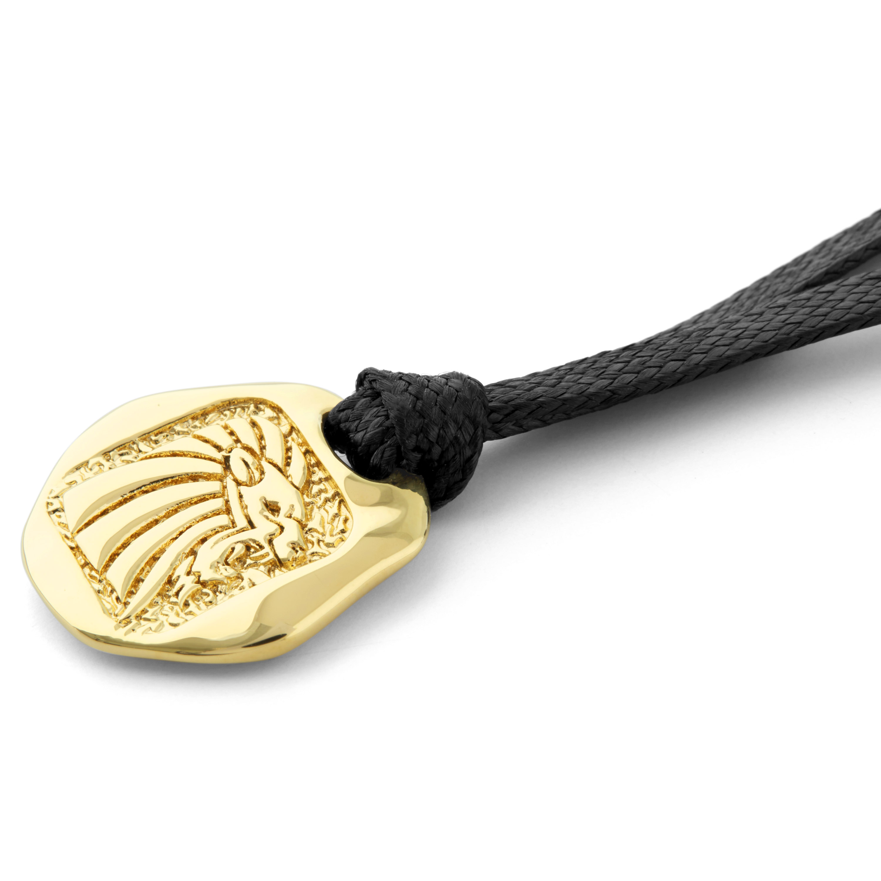 Gyllent 925s Halskjede med Løvemotiv - 2