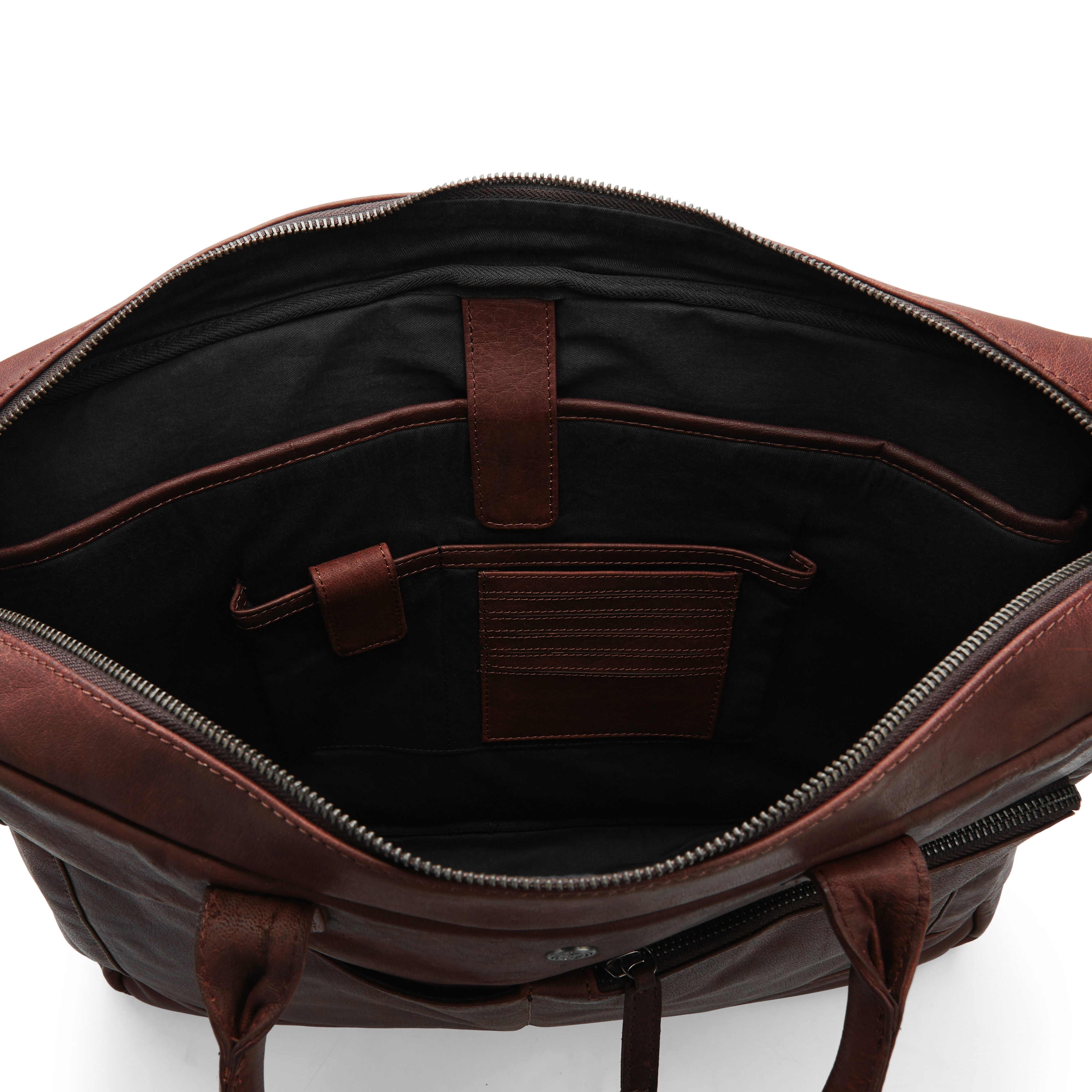 Oxford Classic Brown Laptop Leather Bag In stock! Lucleon