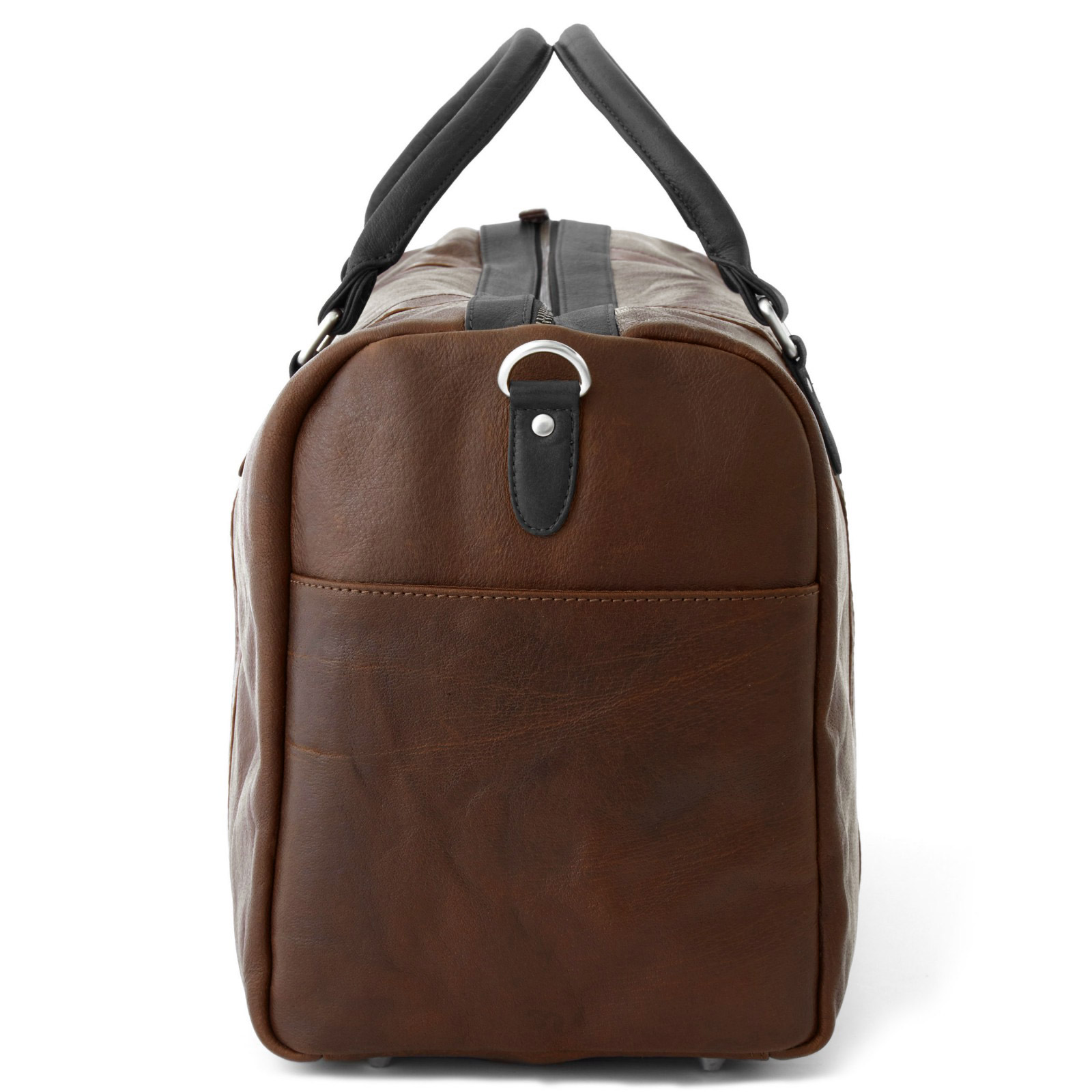 Brown & Black California Duffel Bag - 6