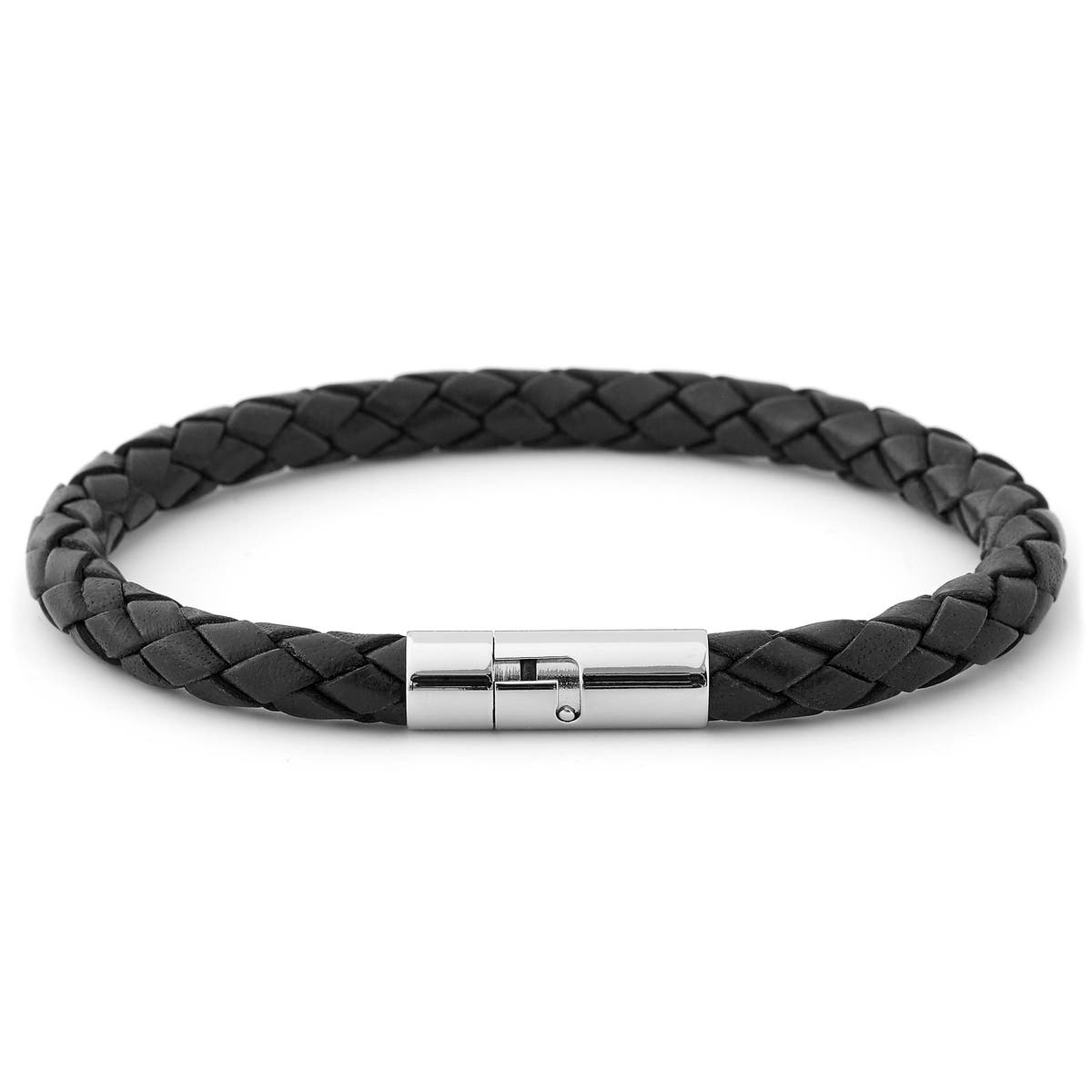6mm Simple Bolo Braided Black Bracelet | In stock! | Fort Tempus