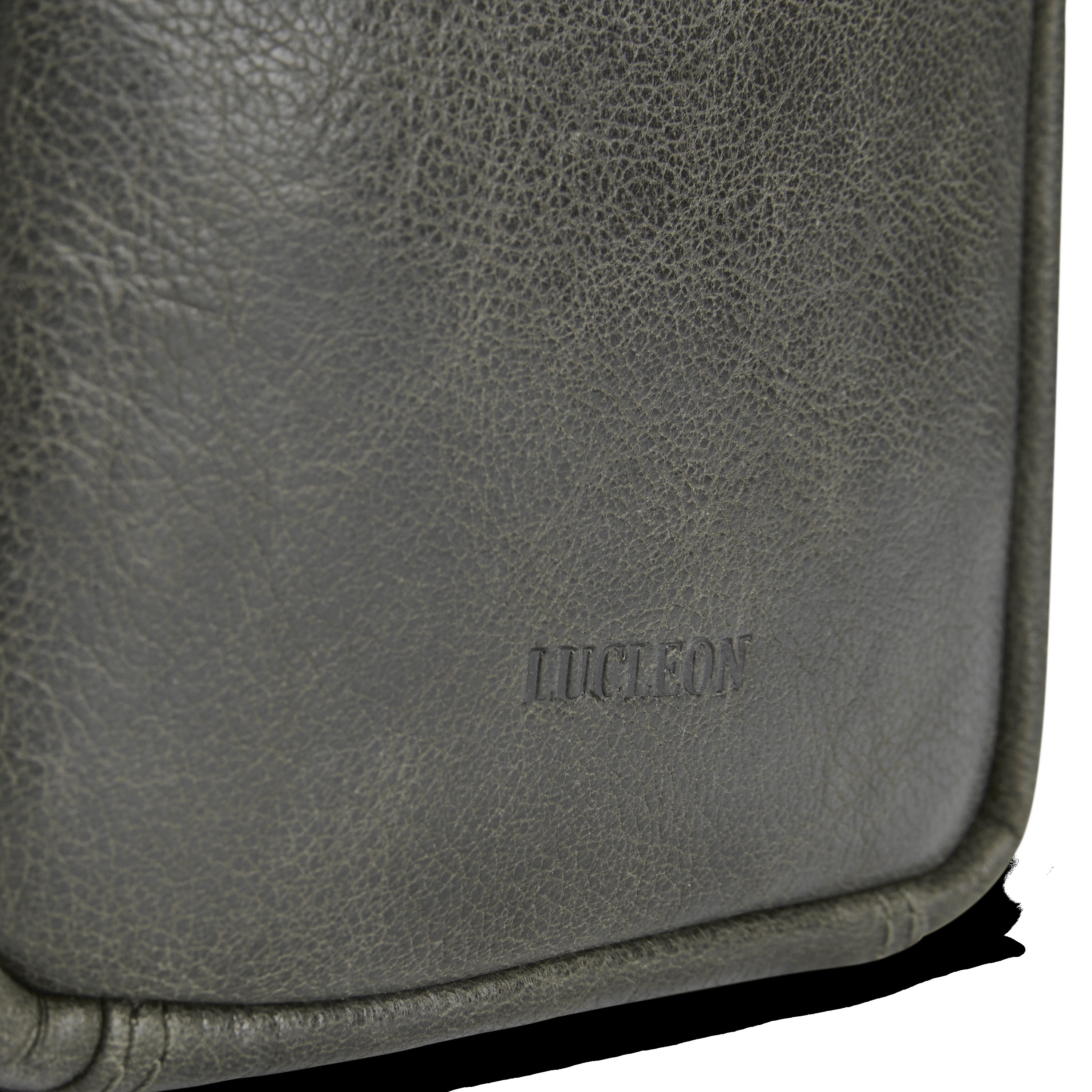 Neceser de cuero gris oscuro Licio XL - 6