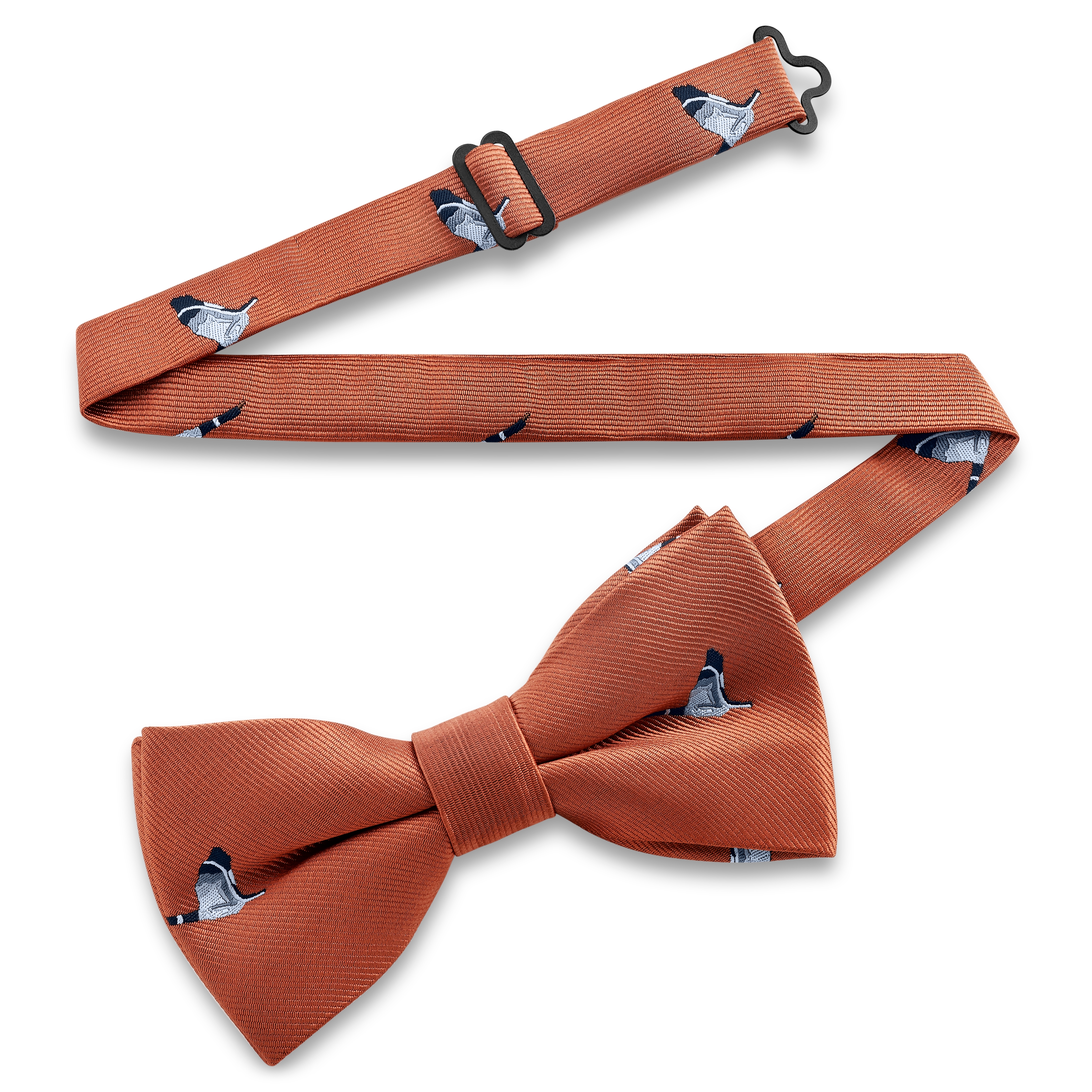 Zoikos | Rote Gans Vorgebundene Fliege - 2