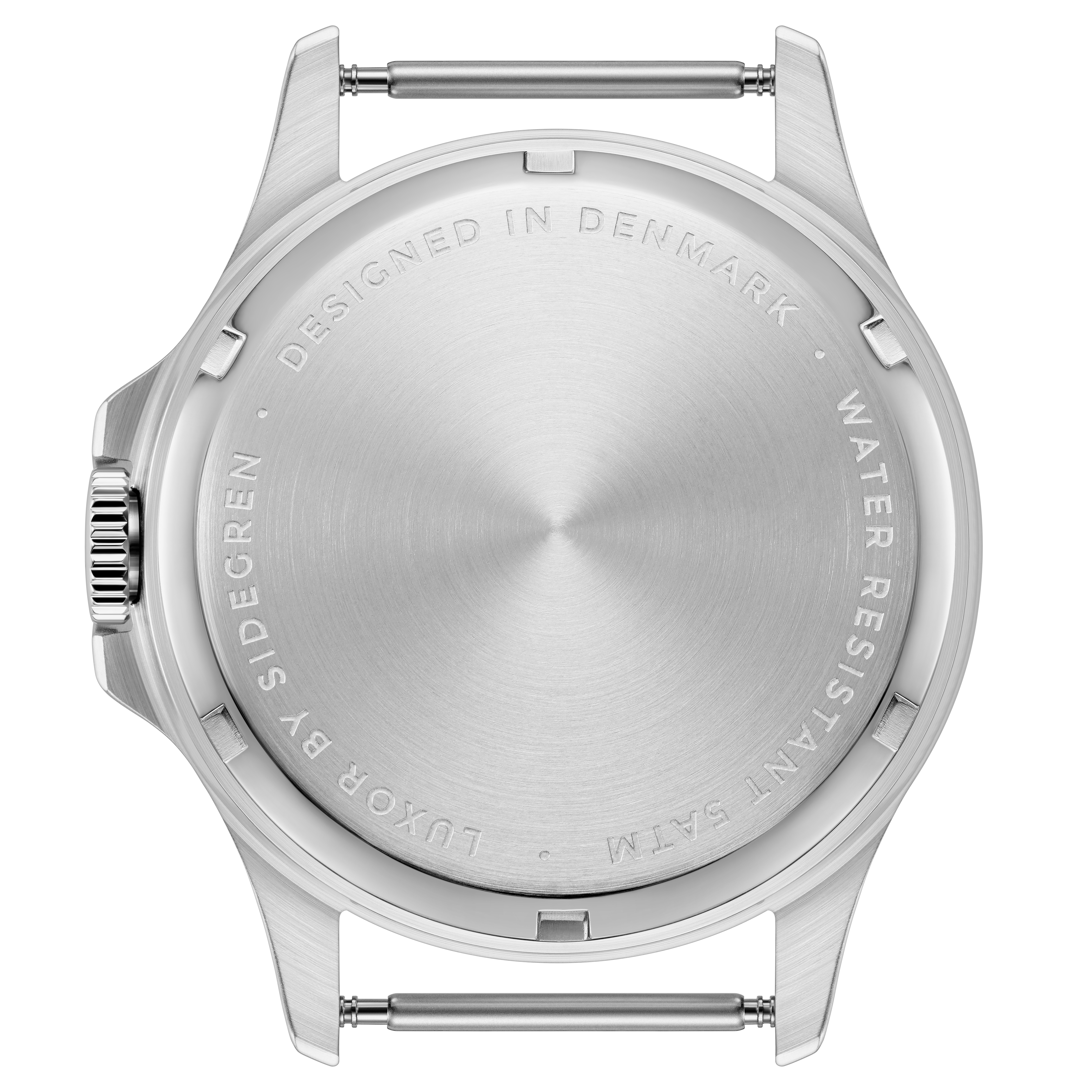 Luxor | Vintage-style Silver-tone and Blue Stainless Steel Field Watch - 4