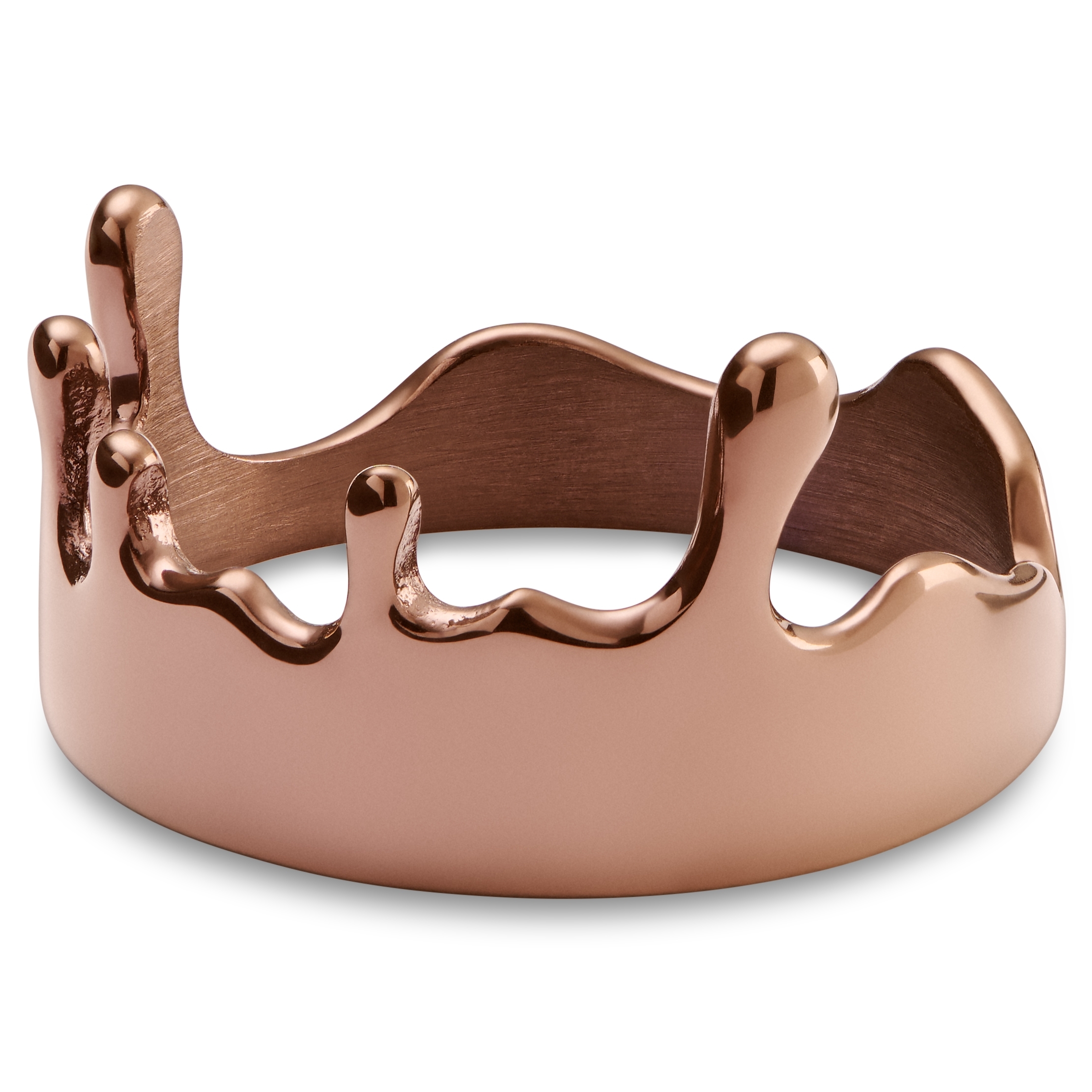 Fahrenheit | Prsten tavená ocel měděné barvy - 3