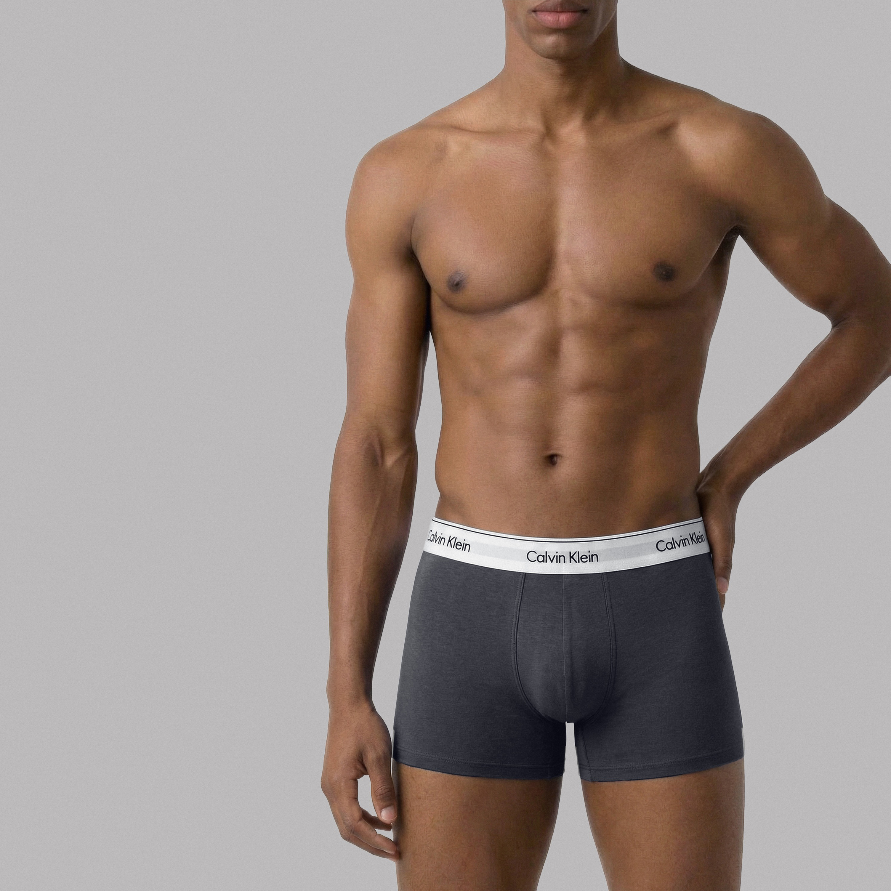Calvin Klein | 3-Pack Boxer Briefs (Black, Blue & White) - 2