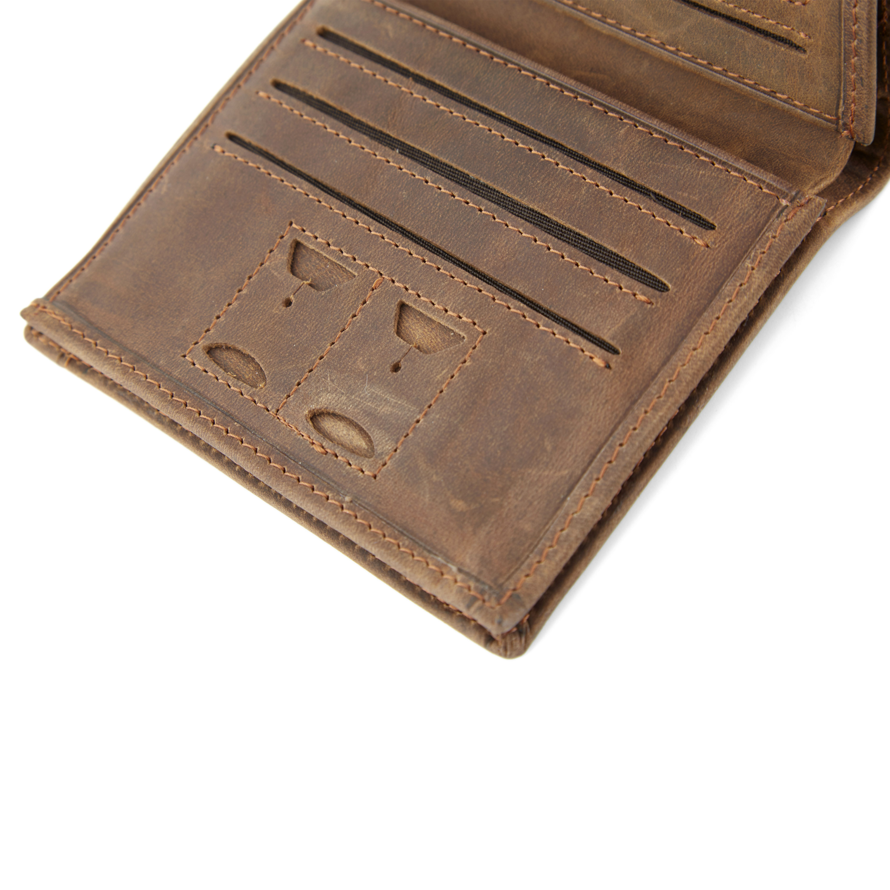 Uendelig Myk Brun Skinnlommebok - 6