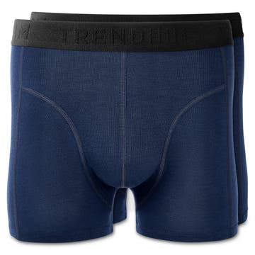FeatherFeel | 2-Pak Kongeblå Boxershorts i Merinould FeatherFeel | 2-Pak Kongeblå Boxershorts i Merinould