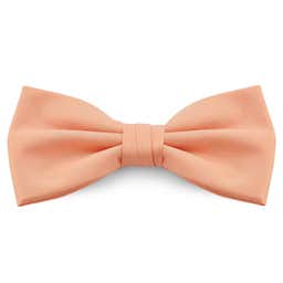 XL Salmon Pink Basic Pre-Tied Bow Tie
