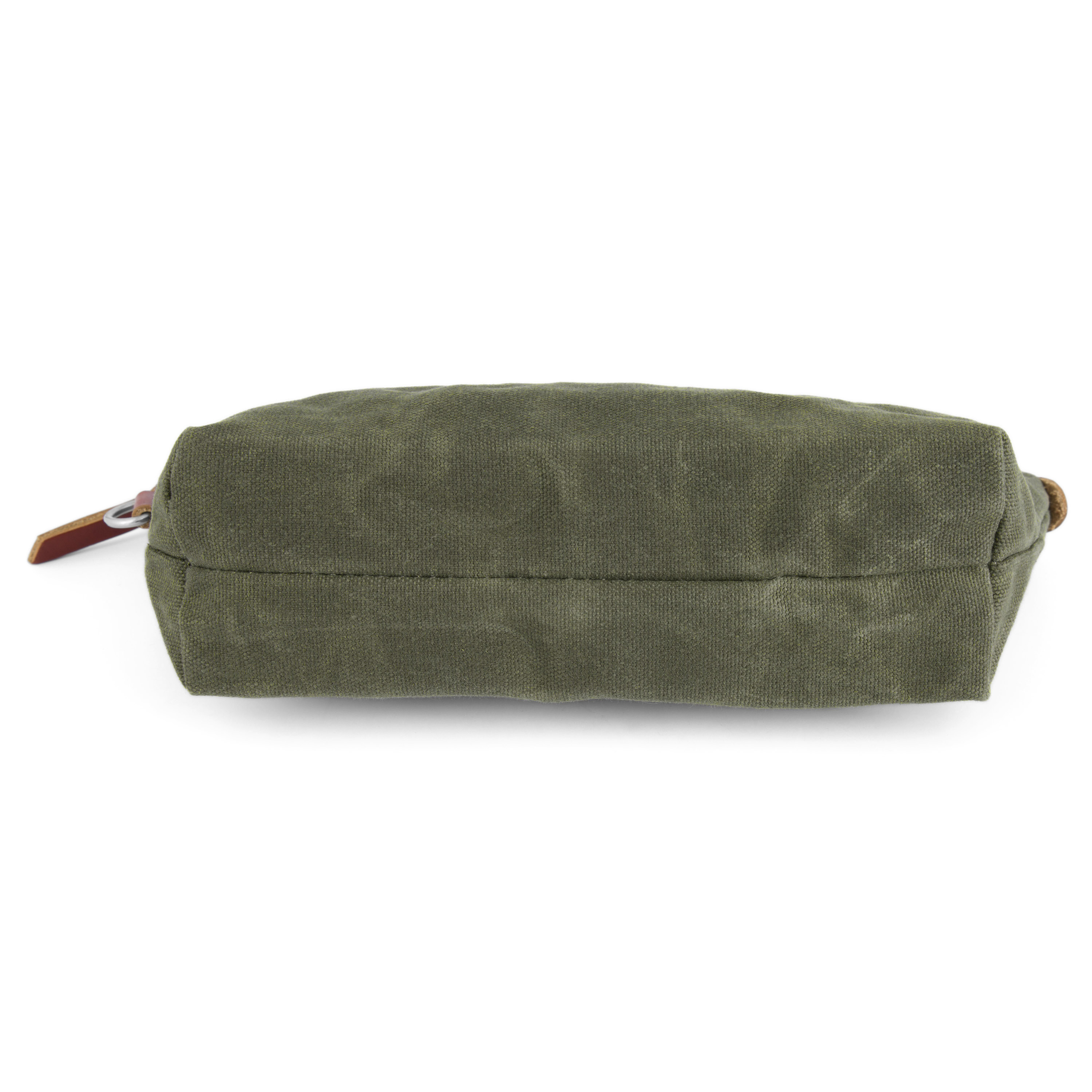 Olive Drexel Waxed Canvas Washbag - 7
