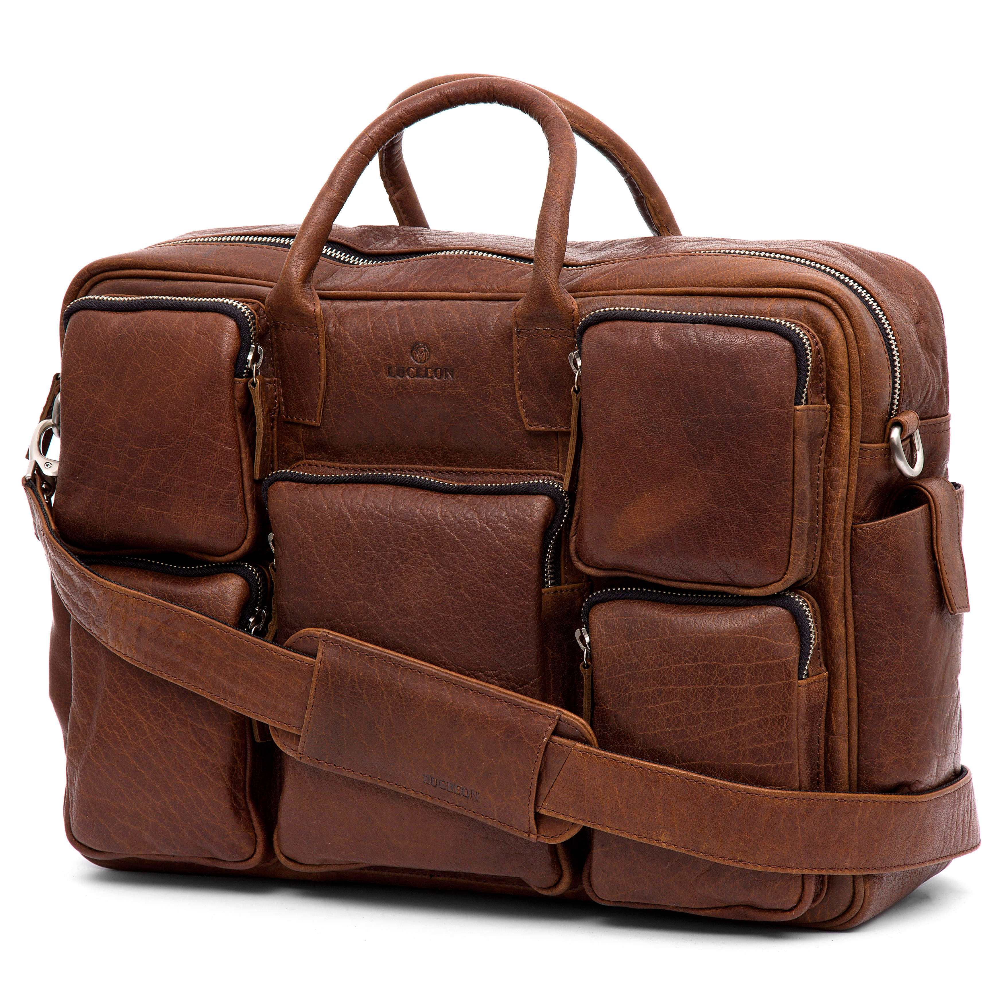 Kellanruskea Montreal Safari -matkakassi - 3