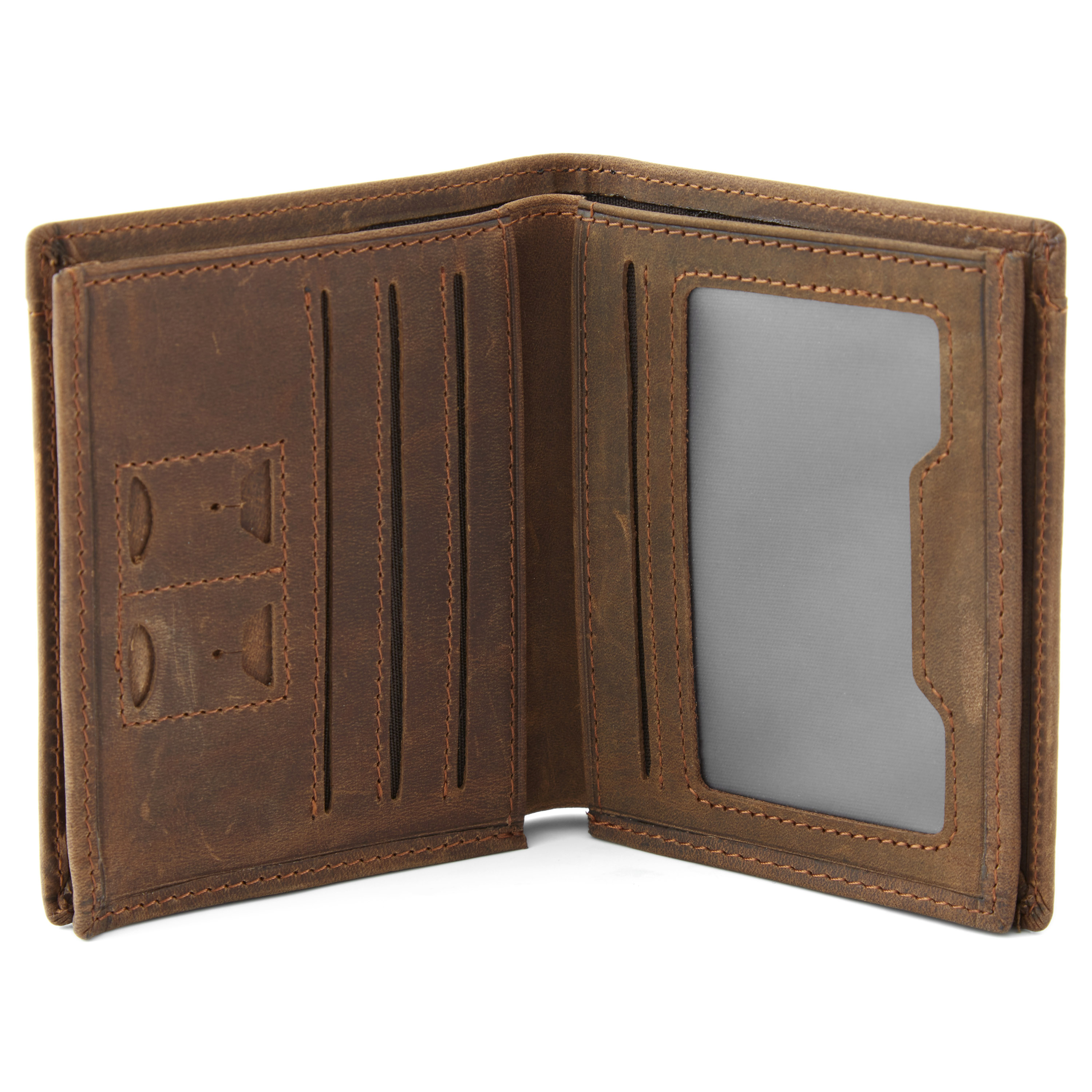 Uendelig Myk Brun Skinnlommebok - 2