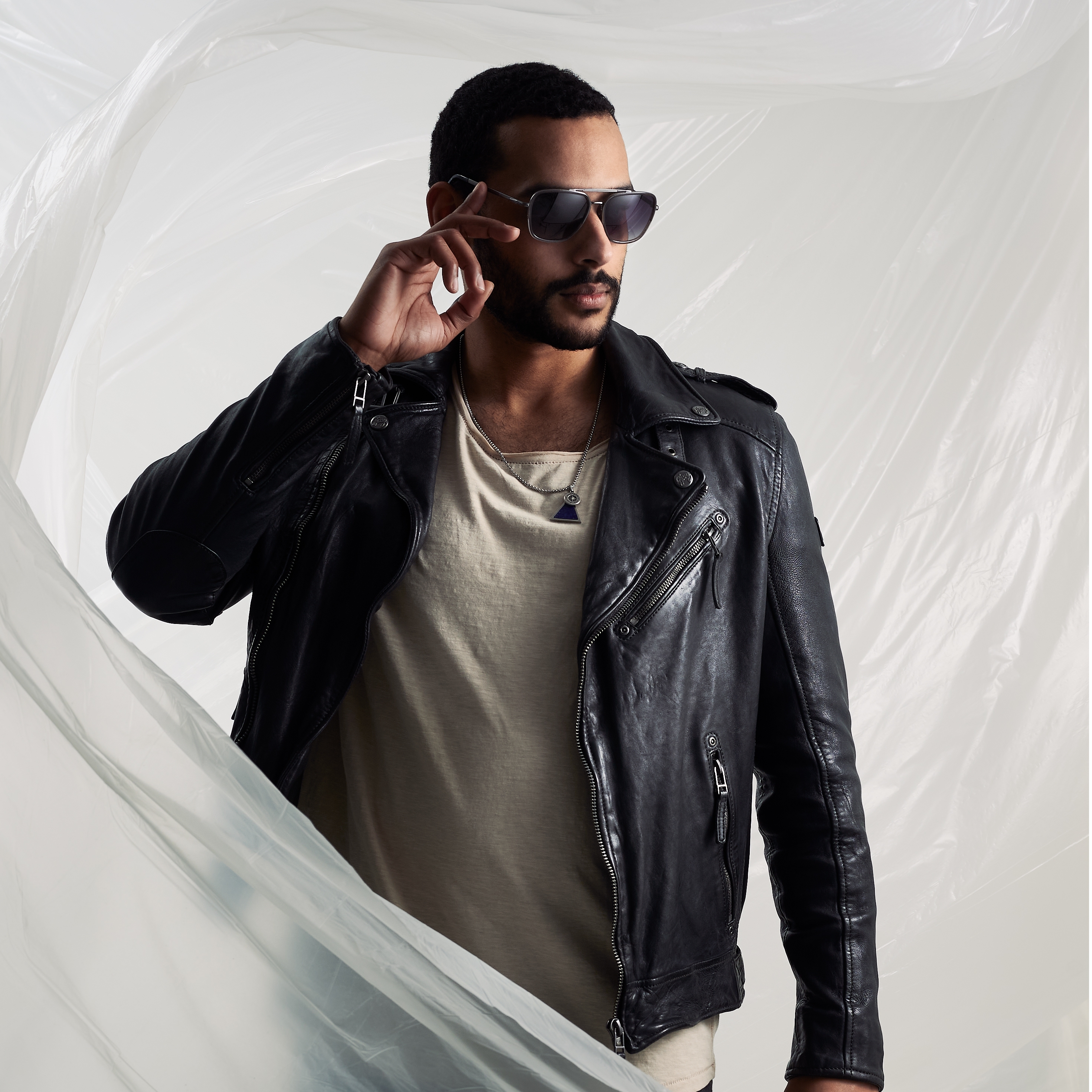 Svarta Pilotsolglasögon med Polariserade Glas - 4