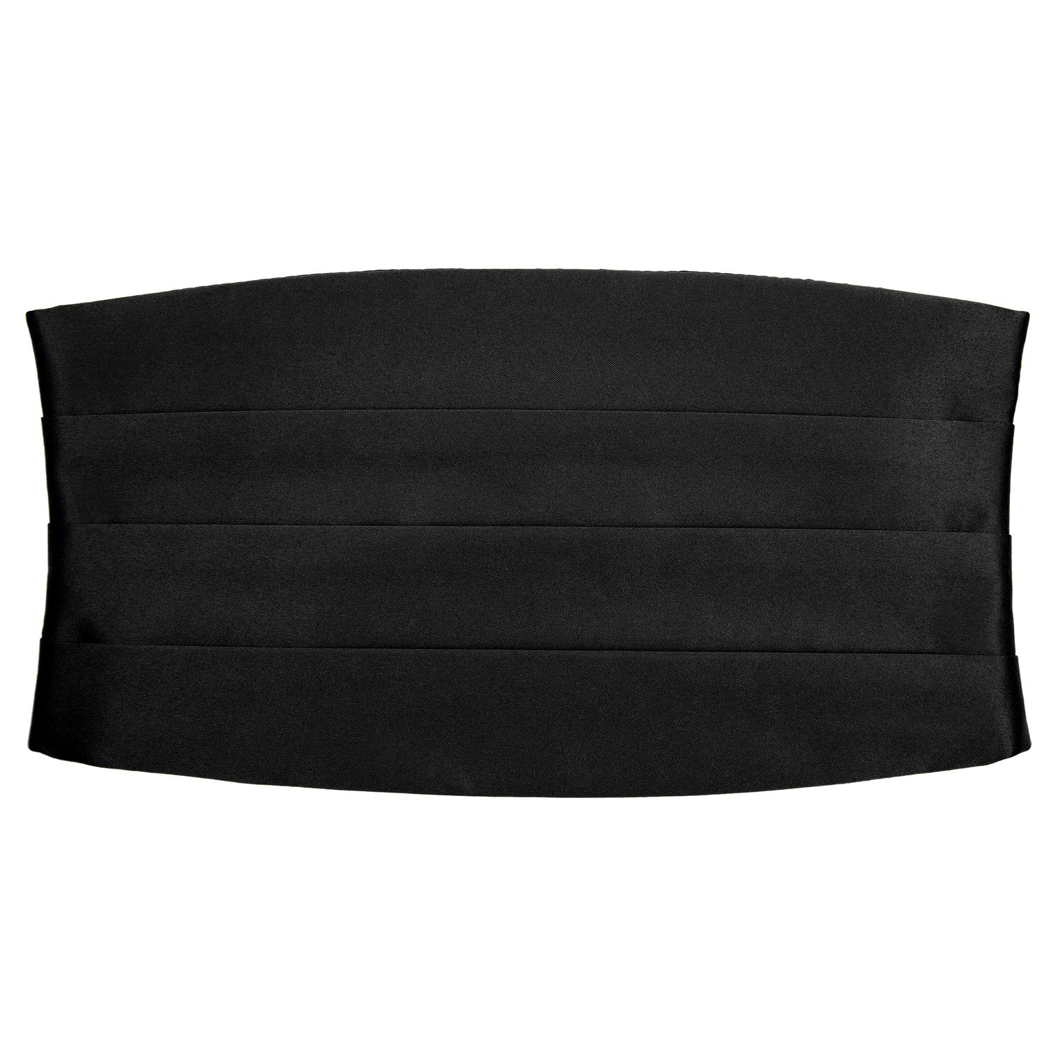 Black Basic Cummerbund Black Basic Cummerbund