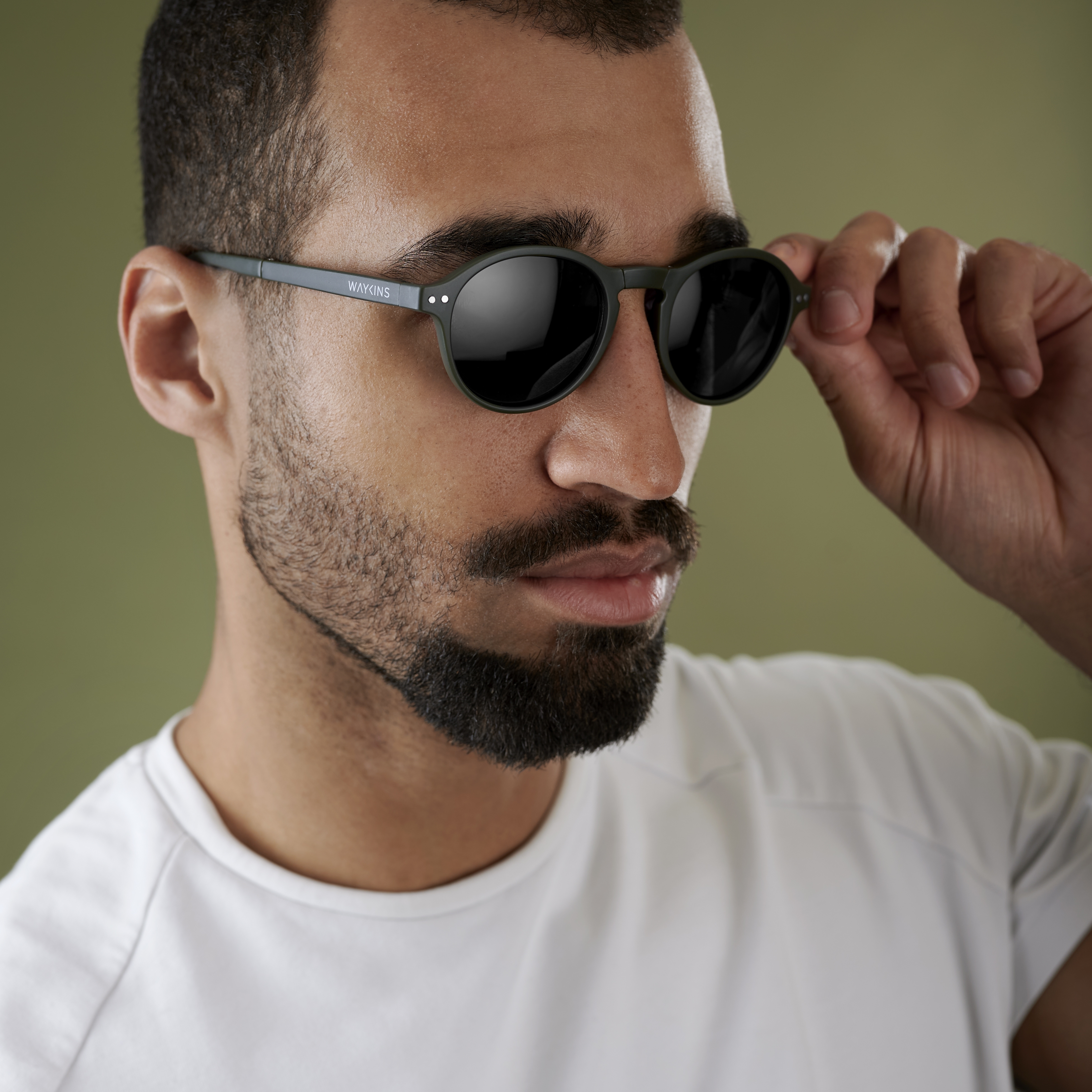 Ambit Olive Folding Sunglasses  - 2