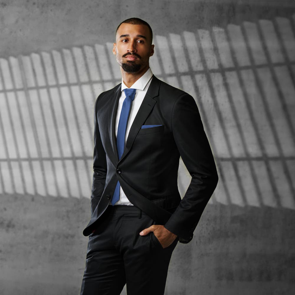 hover: 6cm Navy Blue Silk-Twill Tie hover: 6cm Navy Blue Silk-Twill Tie