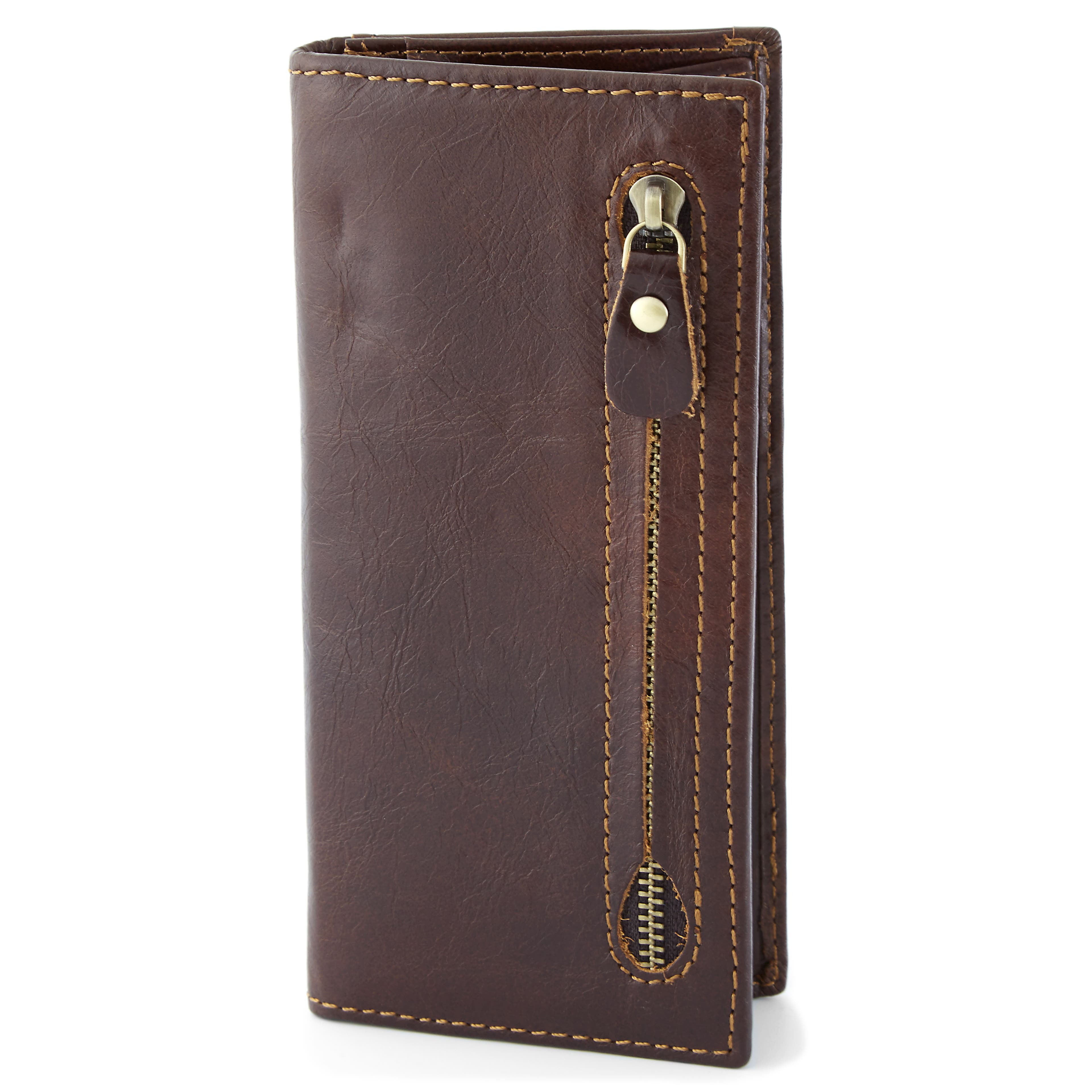 Chestnut Brown RFID Leather Wallet