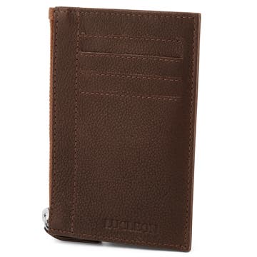 Lemmy Brown Leather RFID Card Holder