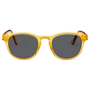 Classic Yellow Polarised Smokey Sunglasses