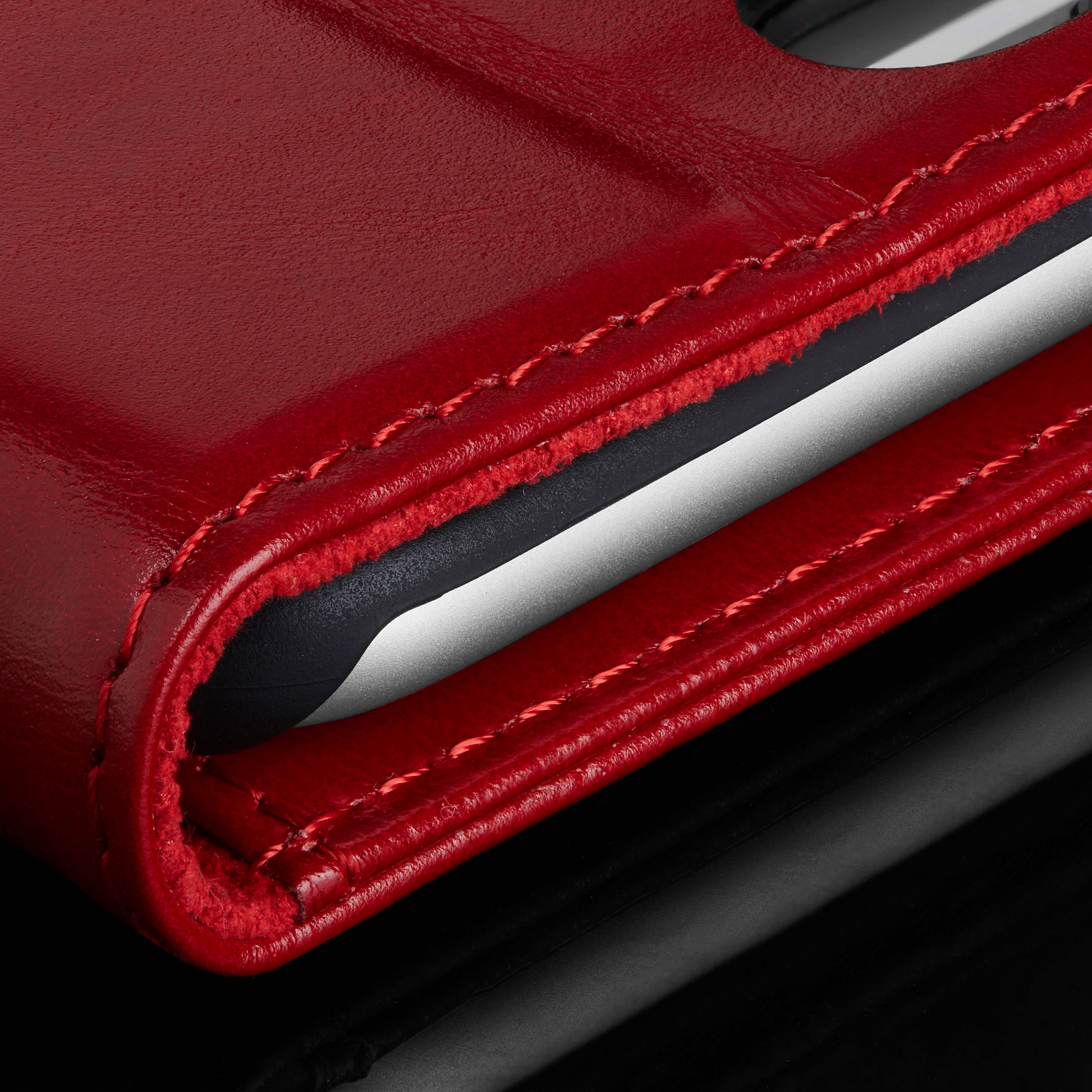 Roodleren iPhone 7 Case - 5