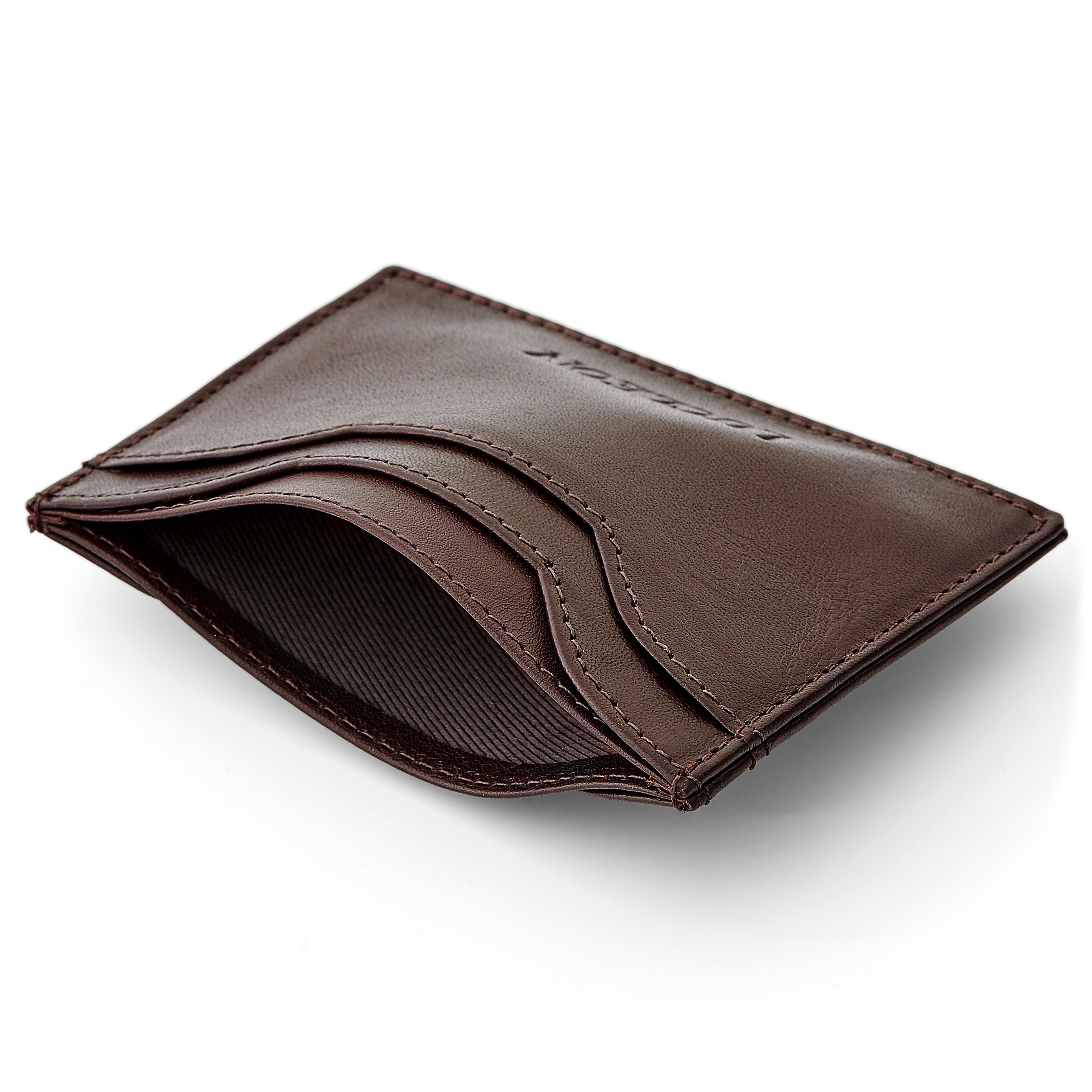 Brown Leather Card Holder | In stock! | Lucleon