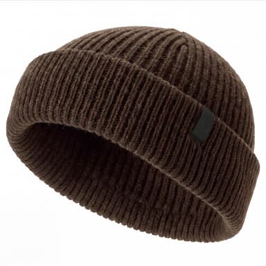 Nordic | Σκούρο Καφέ Fisherman Wool Blend Σκουφάκι Beanie Nordic | Σκούρο Καφέ Fisherman Wool Blend Σκουφάκι Beanie
