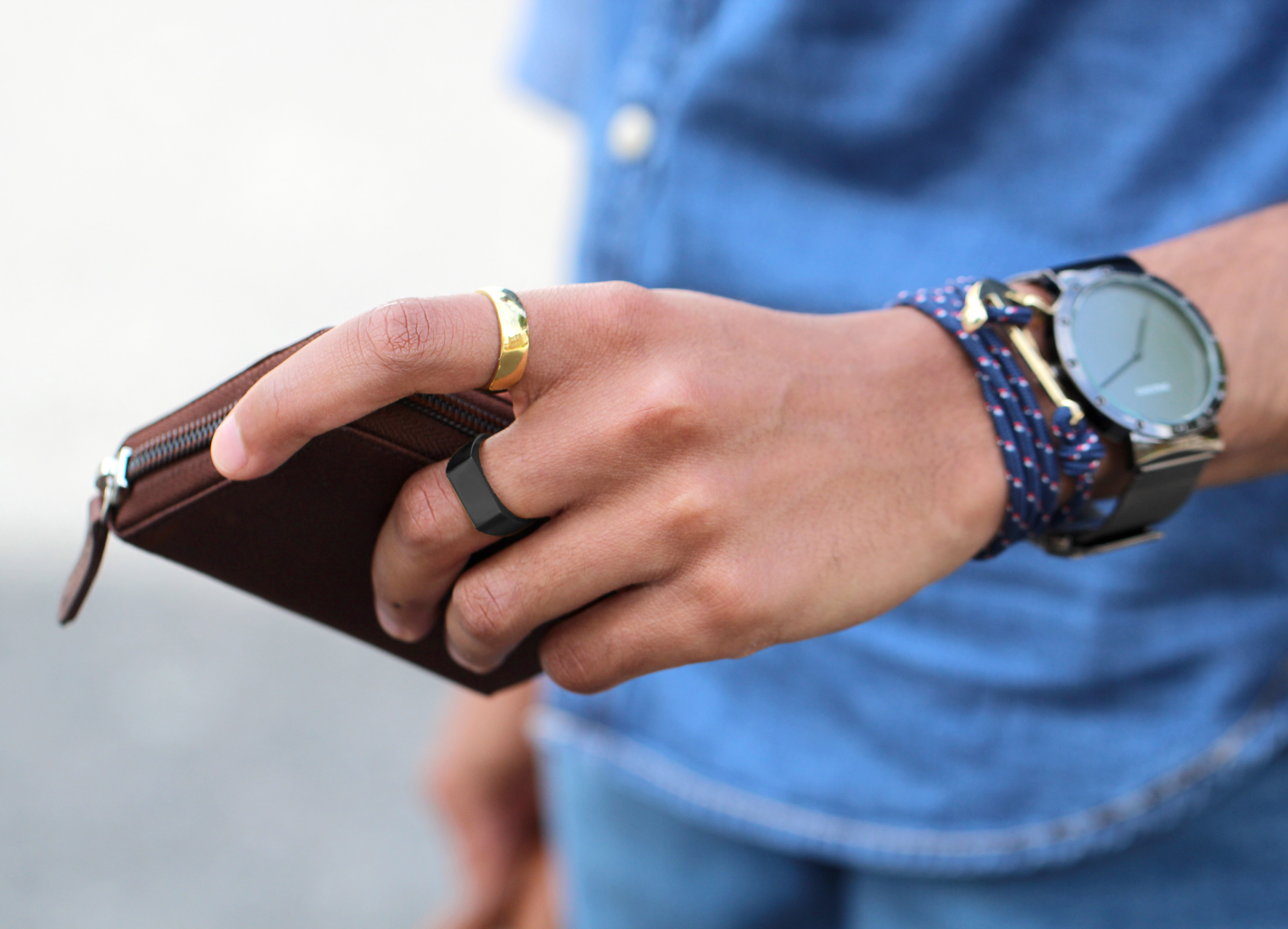 Anneau Logan noir - 6