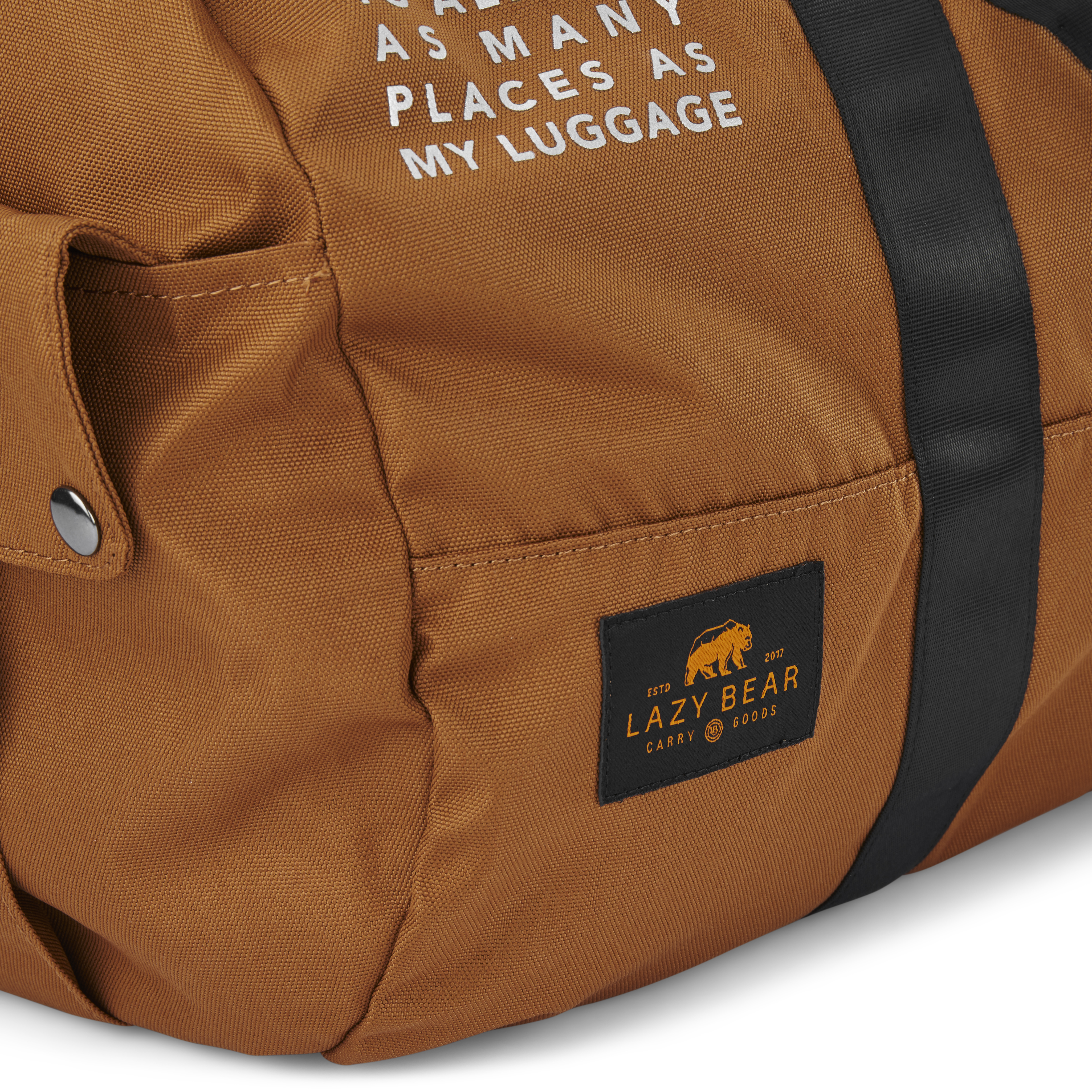 Lealand Brown Foldable Duffel Bag  - 11