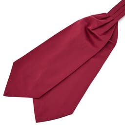 Burgunderroter Basic Krawattenschal