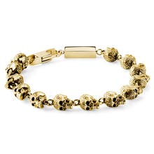 Gold bead bracelets