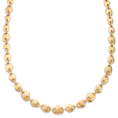 Organic | Cobble Halskette aus 14 Karat vergoldetem Edelstahl Organic | Cobble Halskette aus 14 Karat vergoldetem Edelstahl