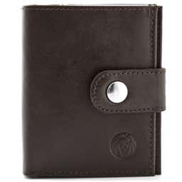 Brązowy portfel Multi z blokerem RFID