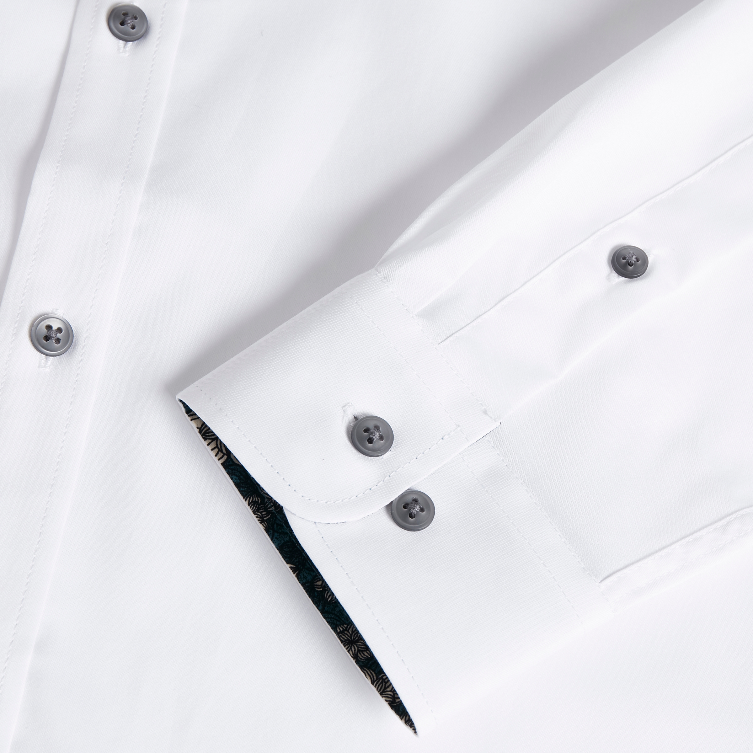 Trostol City Twill Hvit Skjorte - 4