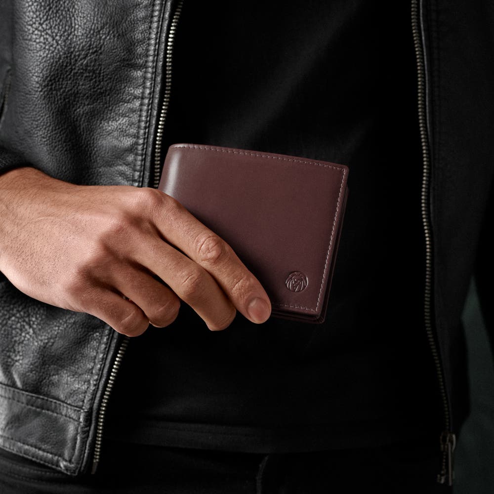 hover: Brown Tommy Jasper Leather Wallet hover: Brown Tommy Jasper Leather Wallet