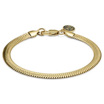 Essentials | 1/4" (6 mm) Gold-Tone Herringbone Chain Bracelet Essentials | 1/4" (6 mm) Gold-Tone Herringbone Chain Bracelet
