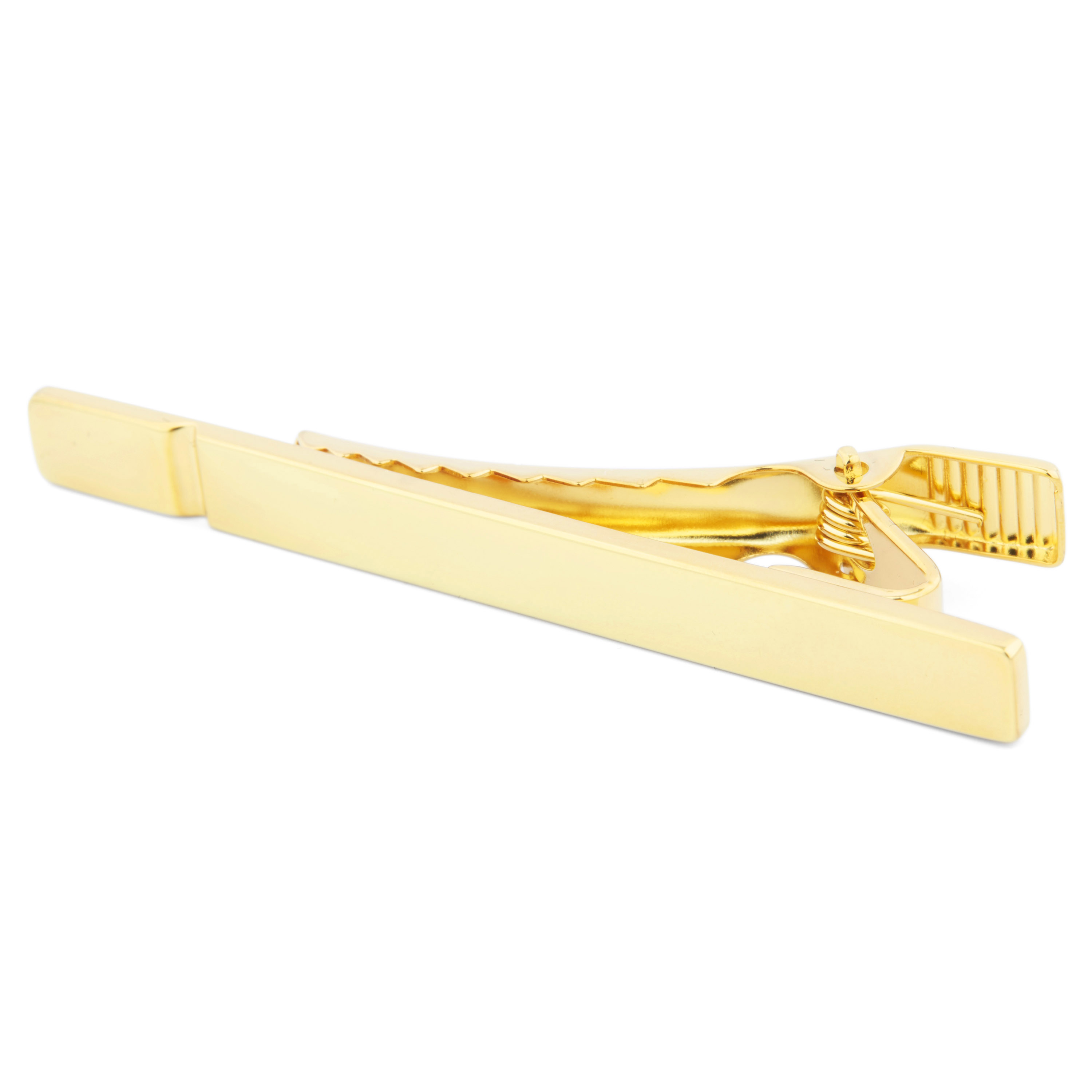 Goudvergulde 925 Zilveren Dasspeld met Groef - 3