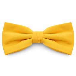 Canary Yellow Basic Pre-Tied Bow Tie