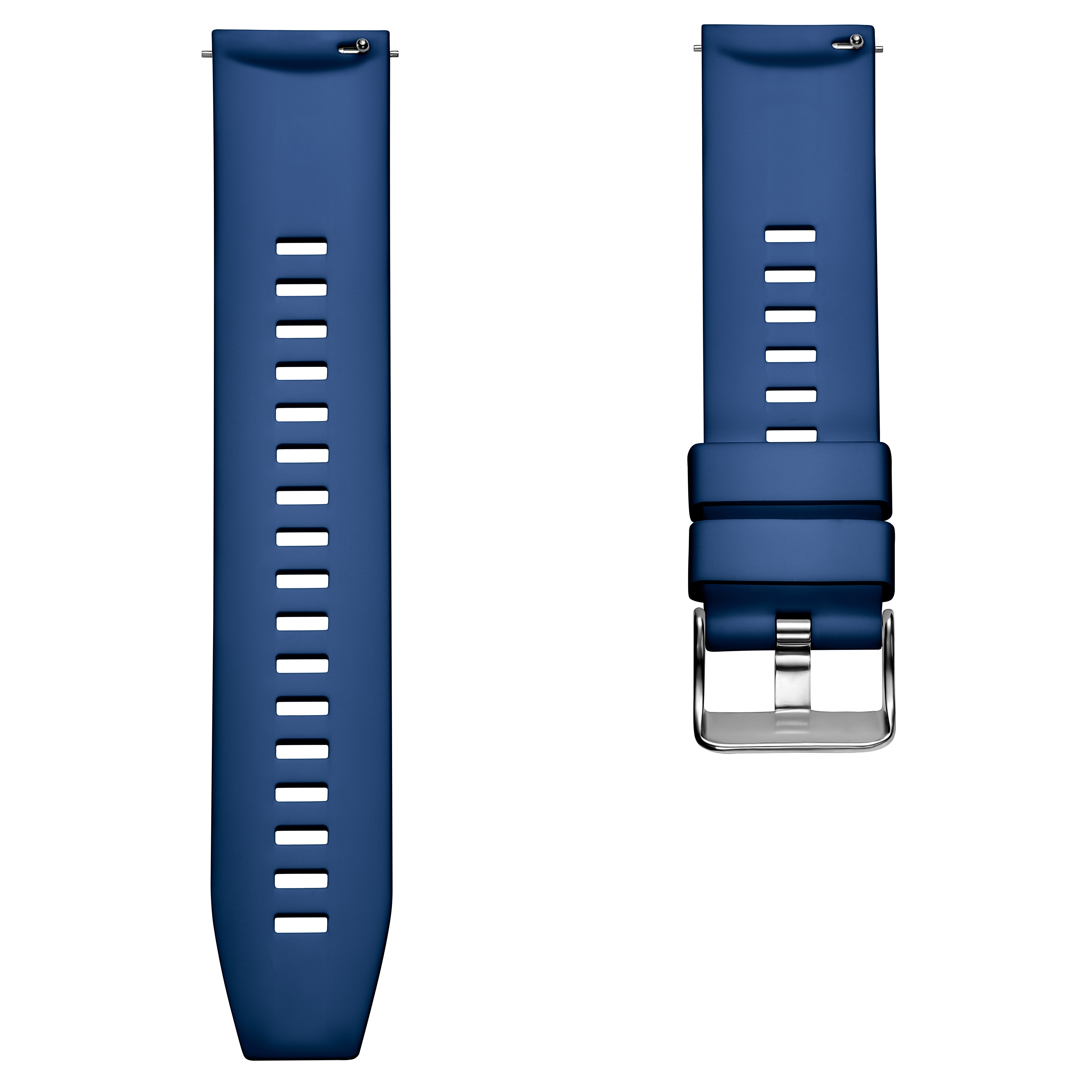 Correas para reloj deportivas de silicona azules de 20 mm - 3