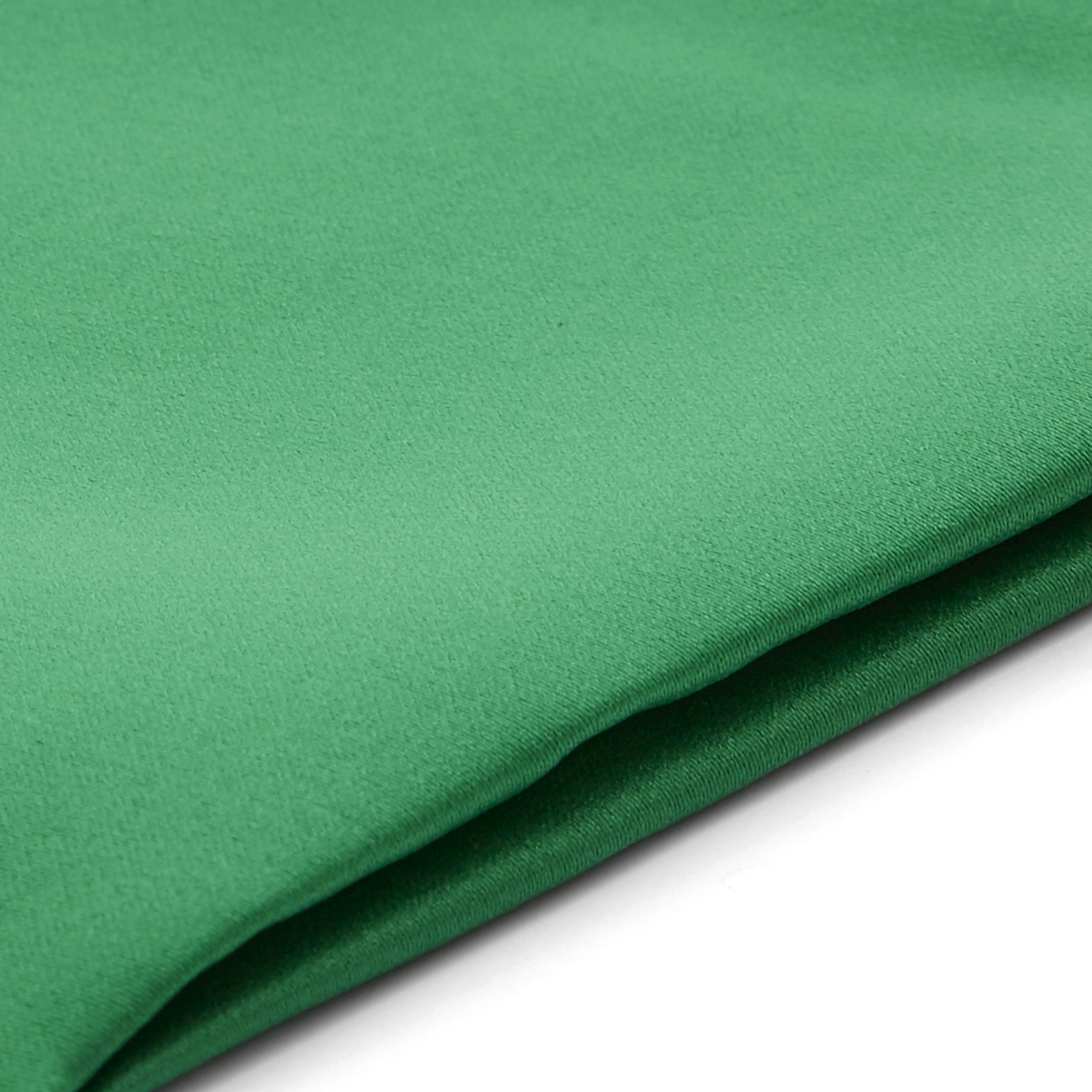 Едноцветна изумруденозелена кърпичка за сако  - 2